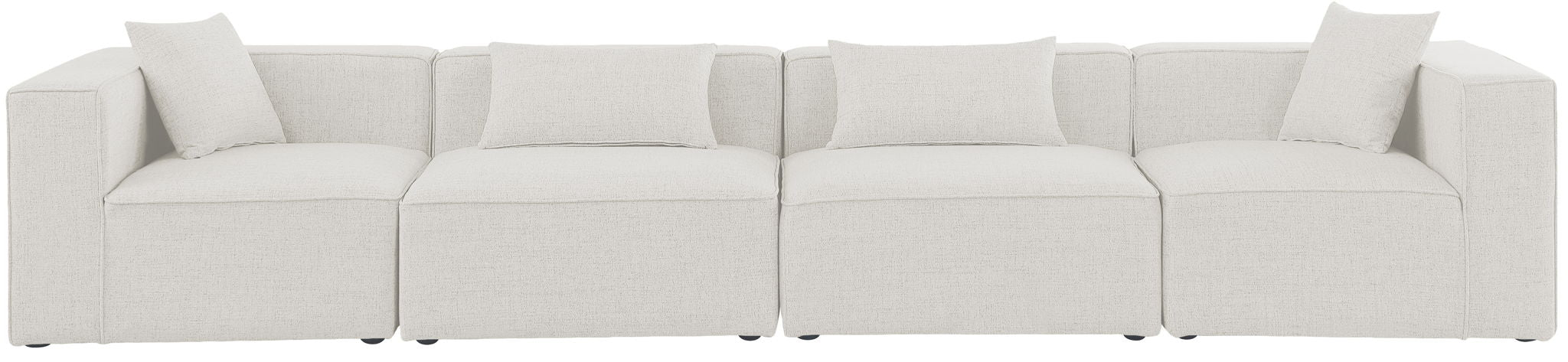Cube - Linen Modular 4 Seat Sofa - Urban Living Furniture (Los Angeles, CA)