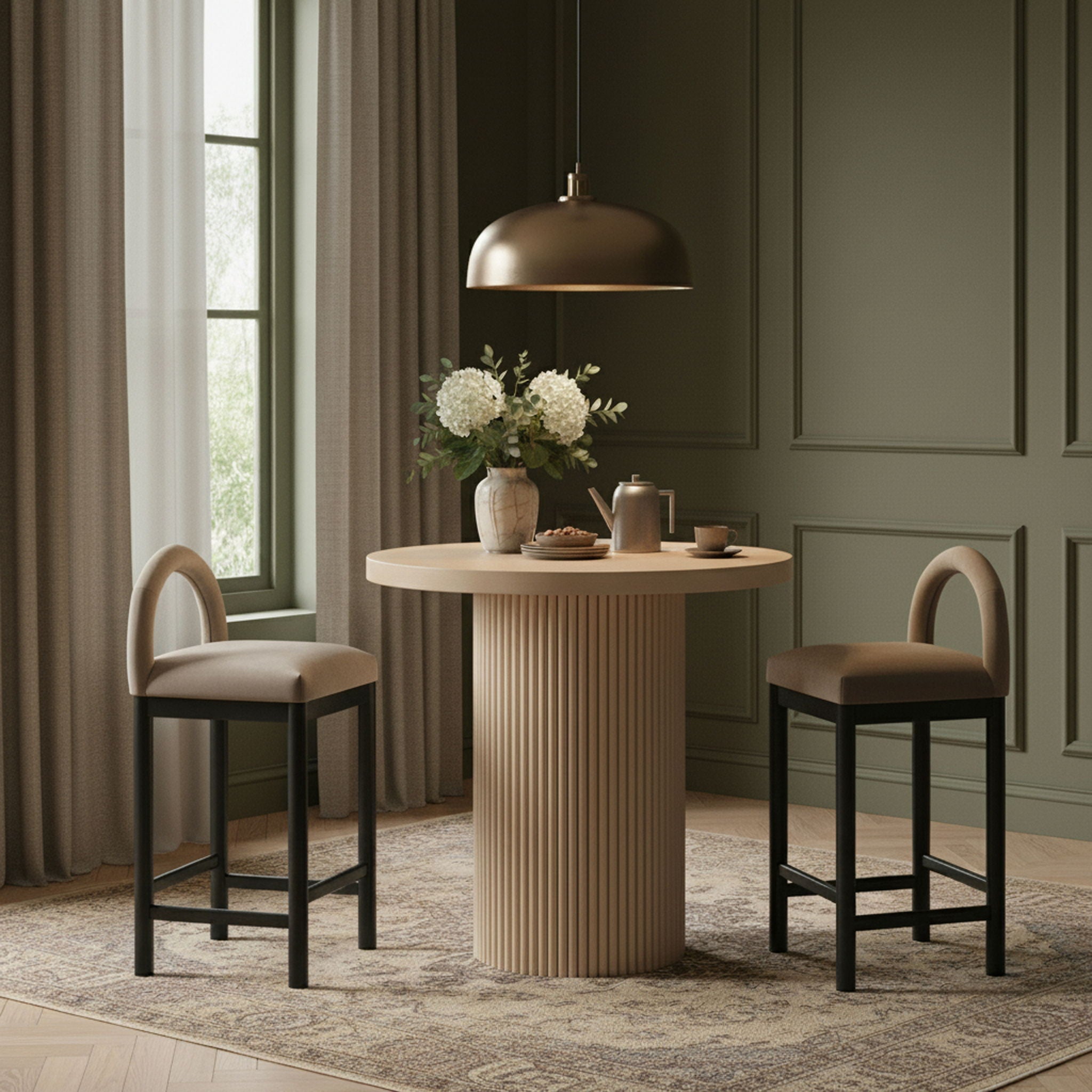 Belinda - Oak Veneer Table - Urban Living Furniture (Los Angeles, CA)