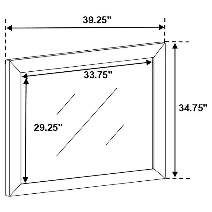 Briana - Dresser Mirror - Black - Urban Living Furniture (Los Angeles, CA)