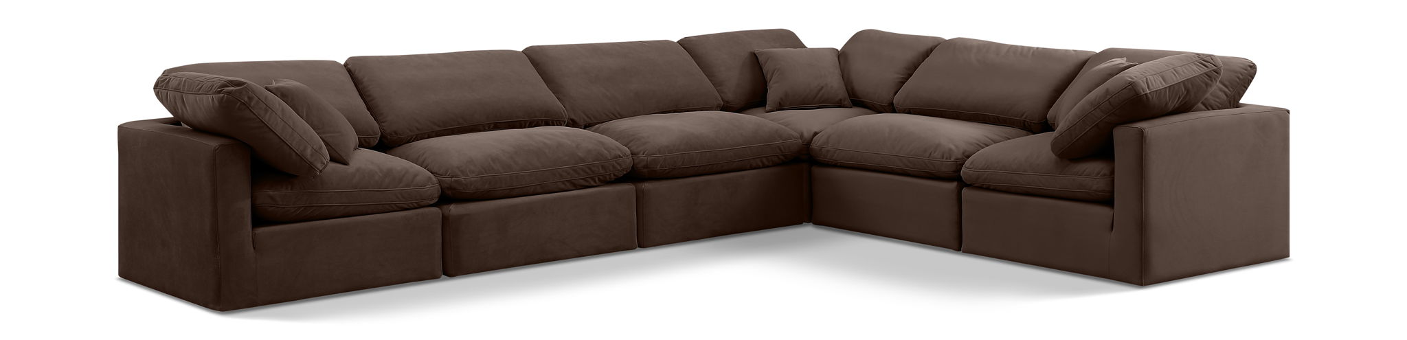 Indulge - Velvet 6 Piece Modular Corner Sectional - Urban Living Furniture (Los Angeles, CA)