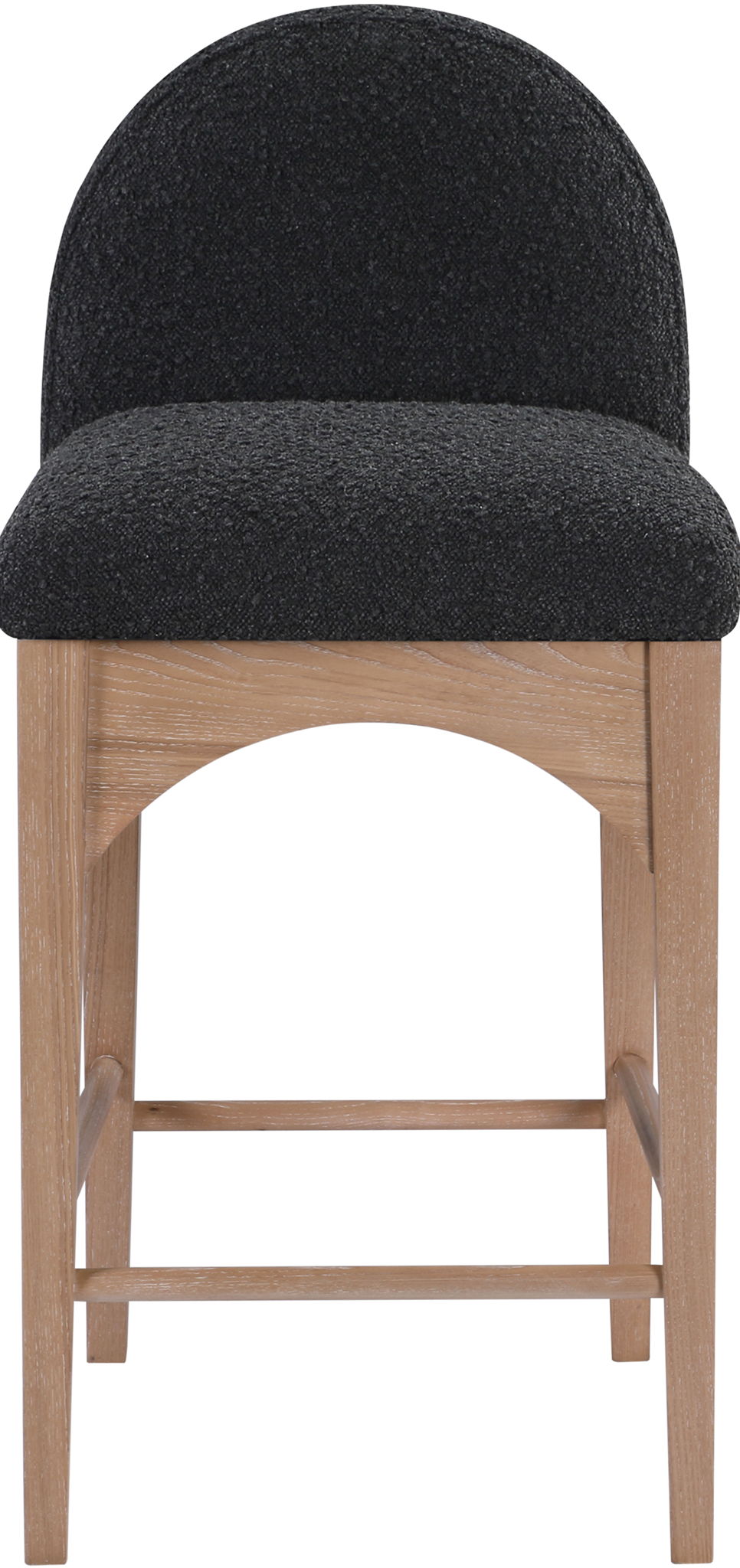 Waldorf - Boucle Stool With Natural Legs - Urban Living Furniture (Los Angeles, CA)