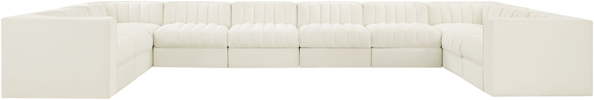 Rummi - Velvet Performance Fabric Upholstered 10 Piece Modular Sectional - Urban Living Furniture (Los Angeles, CA)