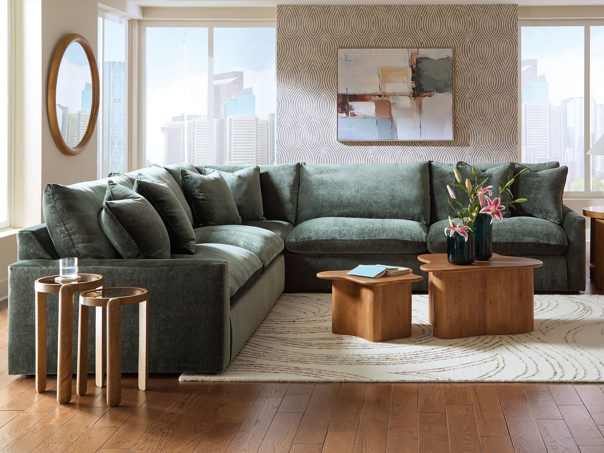 Carriage View - Jade - 3-Piece Sectional - Urban Living Furniture (Los Angeles, CA)