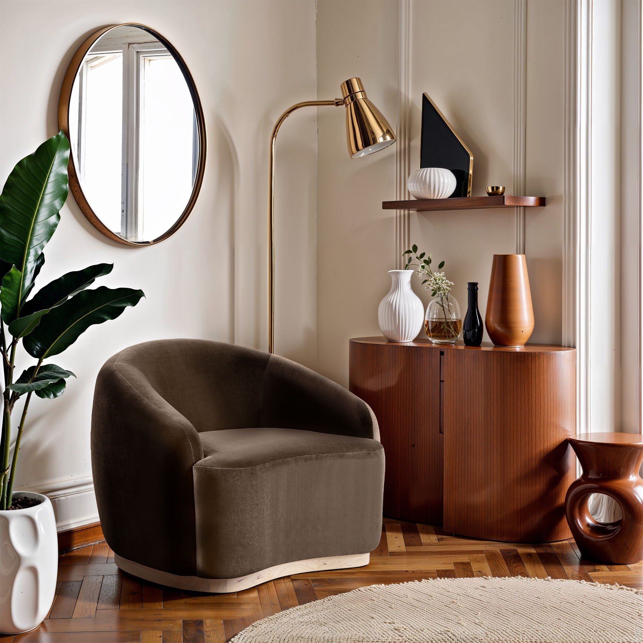 Gustavo - Velvet Upholstered Chair - Urban Living Furniture (Los Angeles, CA)