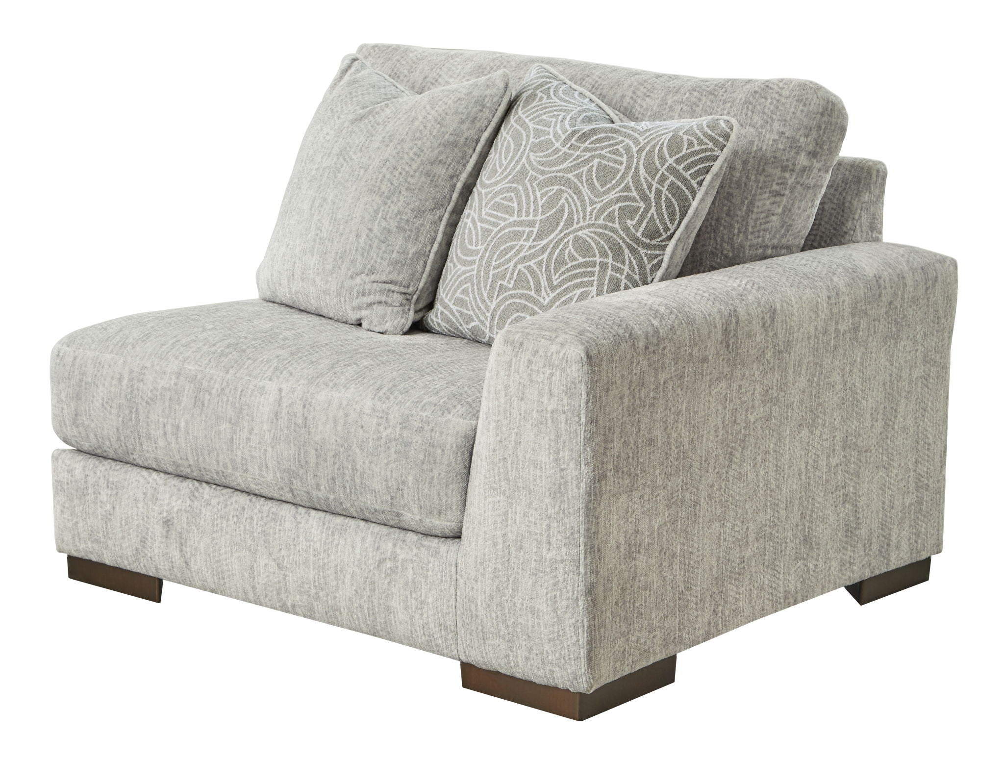 Regent Park - Pewter - RAF Corner Chair - Urban Living Furniture (Los Angeles, CA)