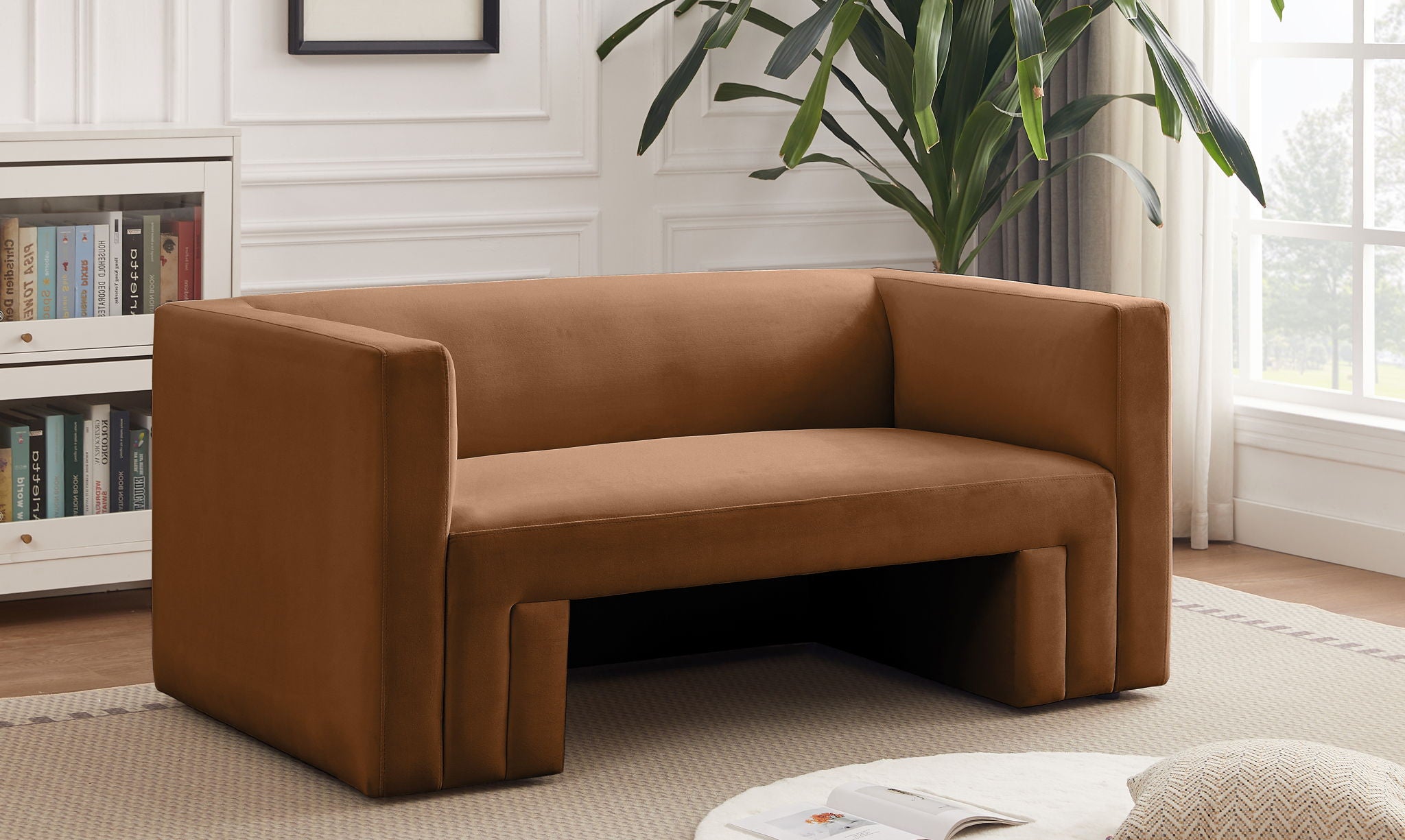Henson - Loveseat - Saddle - Urban Living Furniture (Los Angeles, CA)