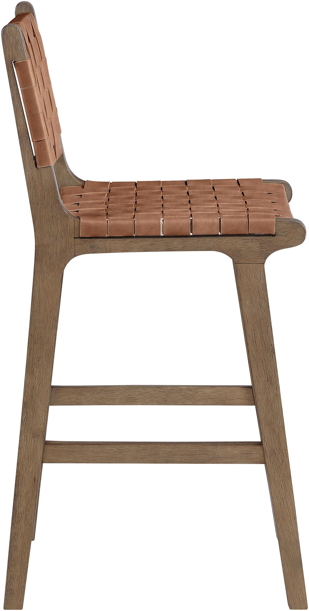 Entwine - Vegan Leather Upholstered Counter Stool - Painted Brown - Urban Living Furniture (Los Angeles, CA)