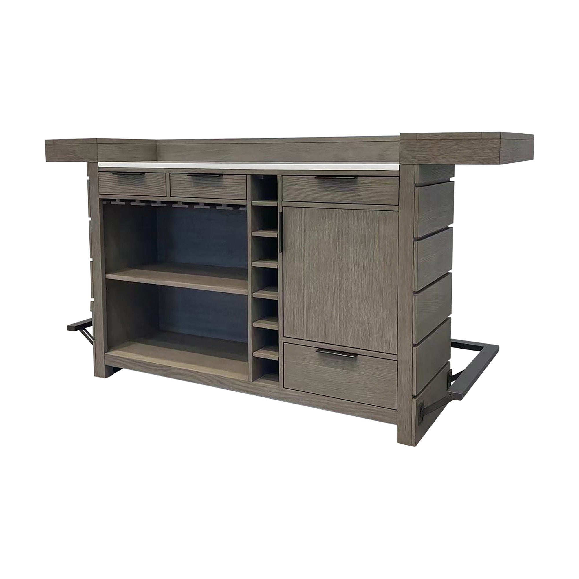 Pure Modern Dining - Bar Complete - Moonstone - Urban Living Furniture (Los Angeles, CA)