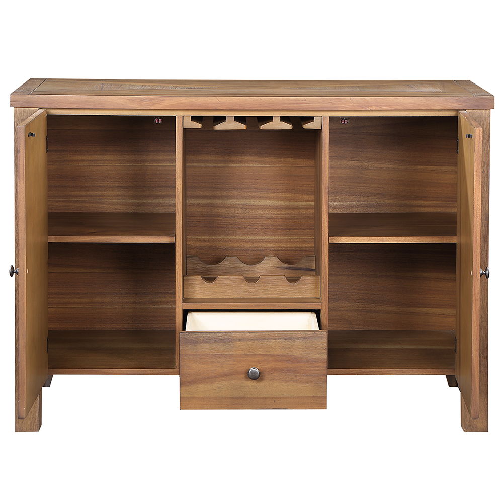 Pascaline - Server - Rustic Brown & Oak - Urban Living Furniture (Los Angeles, CA)