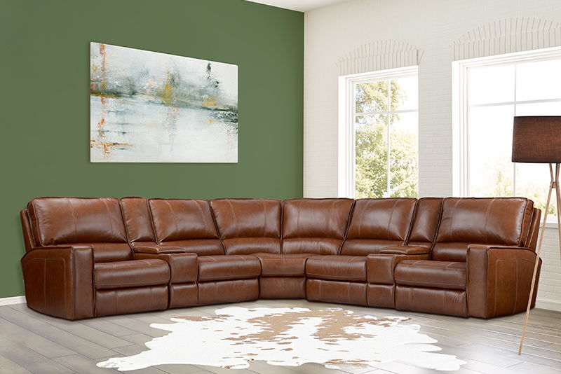 Rockford - 6 Piece Modular Power Reclining Sectional - Urban Living Furniture (Los Angeles, CA)