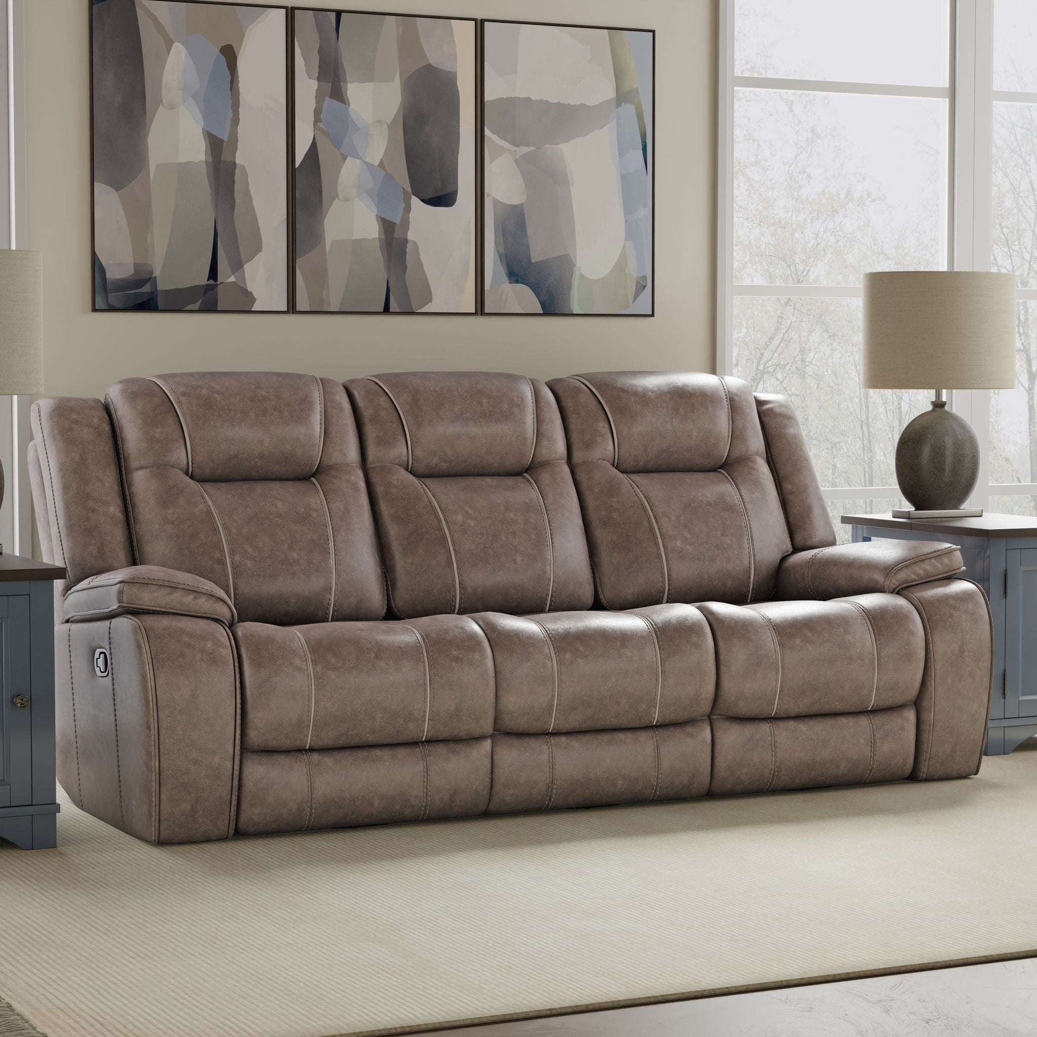 Blake - Reclining Sofa - Desert Taupe - Urban Living Furniture (Los Angeles, CA)