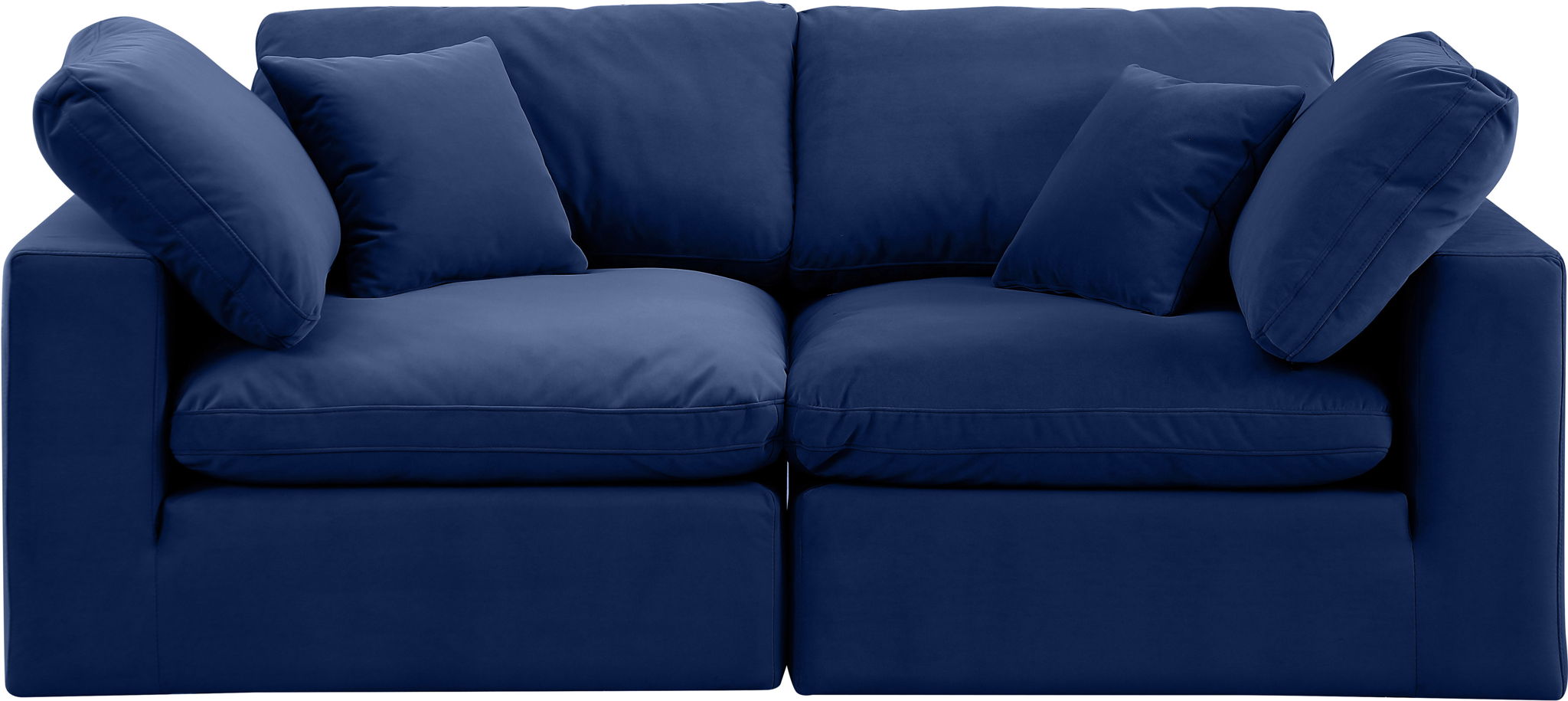 Comfy - Velvet Modular Sofa 2 Seats - Urban Living Furniture (Los Angeles, CA)