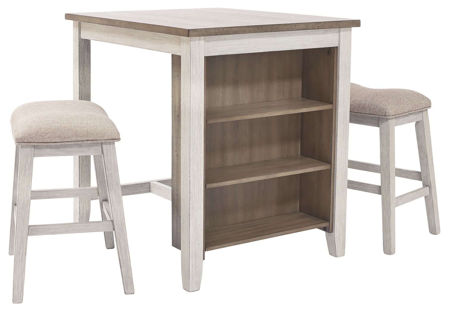 Skempton - White - RECT DRM Counter TBL Set(Set of 3) - Urban Living Furniture (Los Angeles, CA)