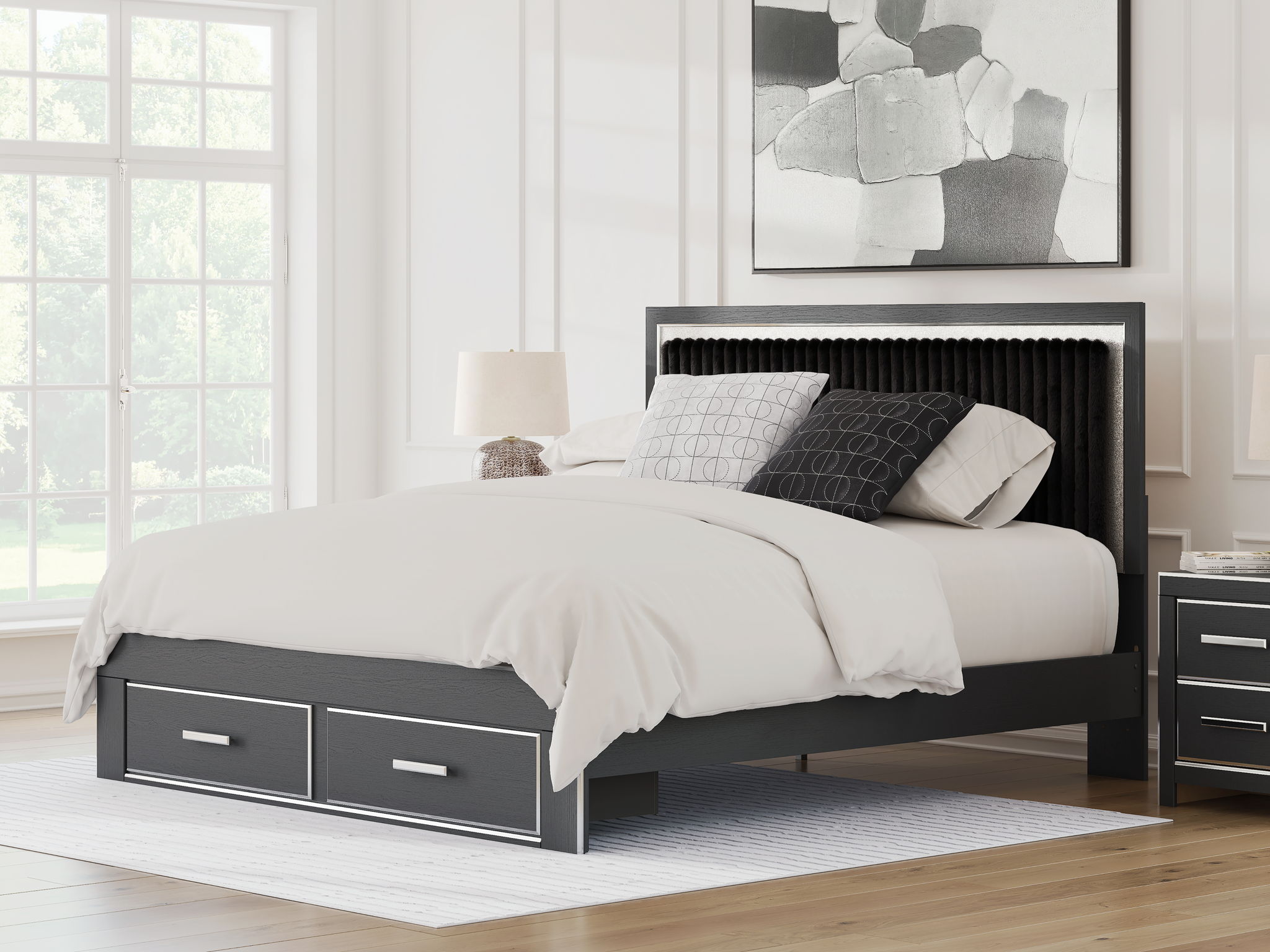 Zuraleus - Upholstered Panel Platform Storage Bed - Urban Living Furniture (Los Angeles, CA)