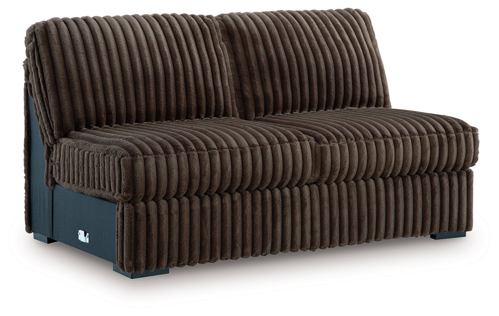 Midnight-Madness - Chocolate - Armless Loveseat - Urban Living Furniture (Los Angeles, CA)