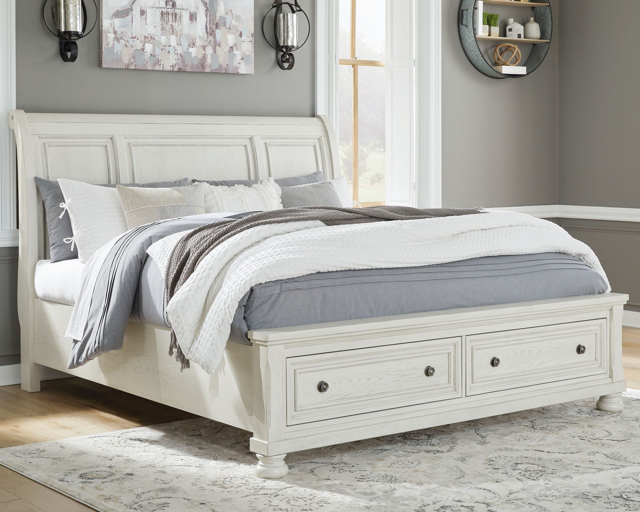 Robbinsdale - Sleigh Bed - Urban Living Furniture (Los Angeles, CA)