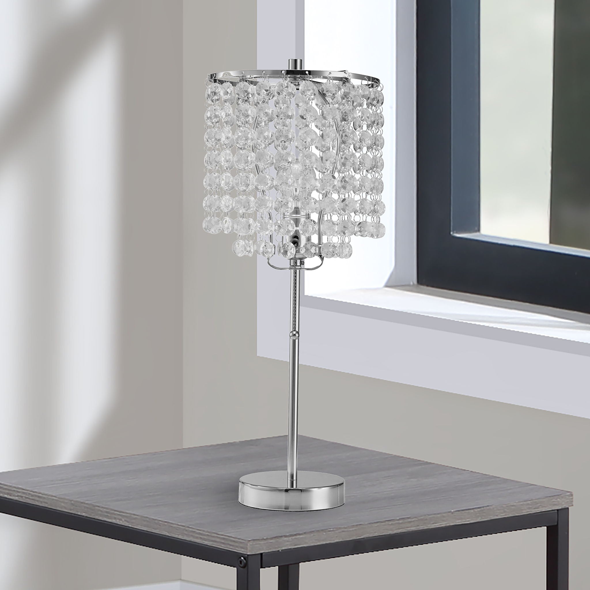 Table Lamp - Chrome - Urban Living Furniture (Los Angeles, CA)