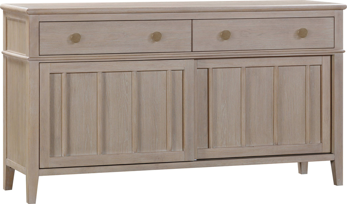Camden - Two Drawer Two Door Oak Wood Sideboard - Chai