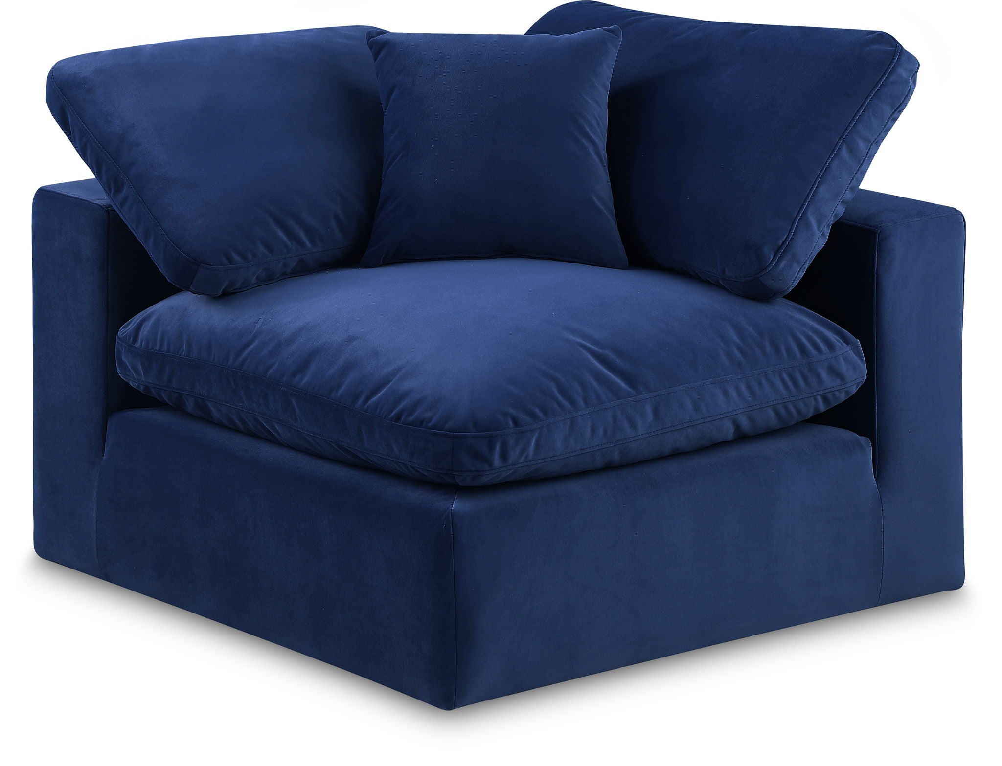 Comfy - Velvet Corner Chair - Urban Living Furniture (Los Angeles, CA)