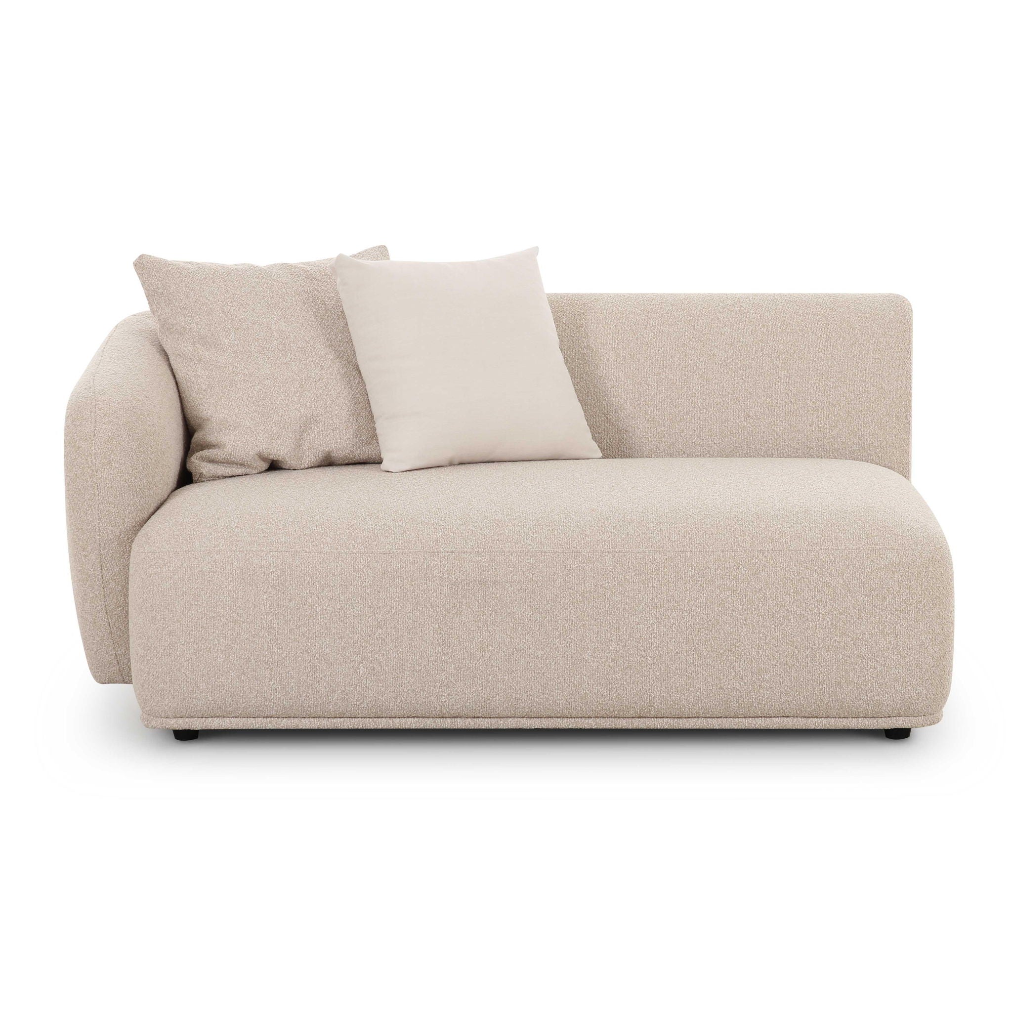 Sylvie - Left Arm 2-Seater Loveseat - Cream - Urban Living Furniture (Los Angeles, CA)