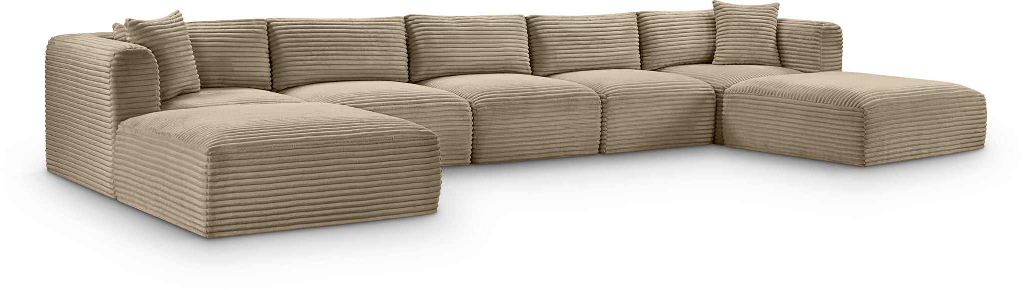 Shaggy - Fabric 7 Piece Modular Sectional With 2 Ottomans - Urban Living Furniture (Los Angeles, CA)