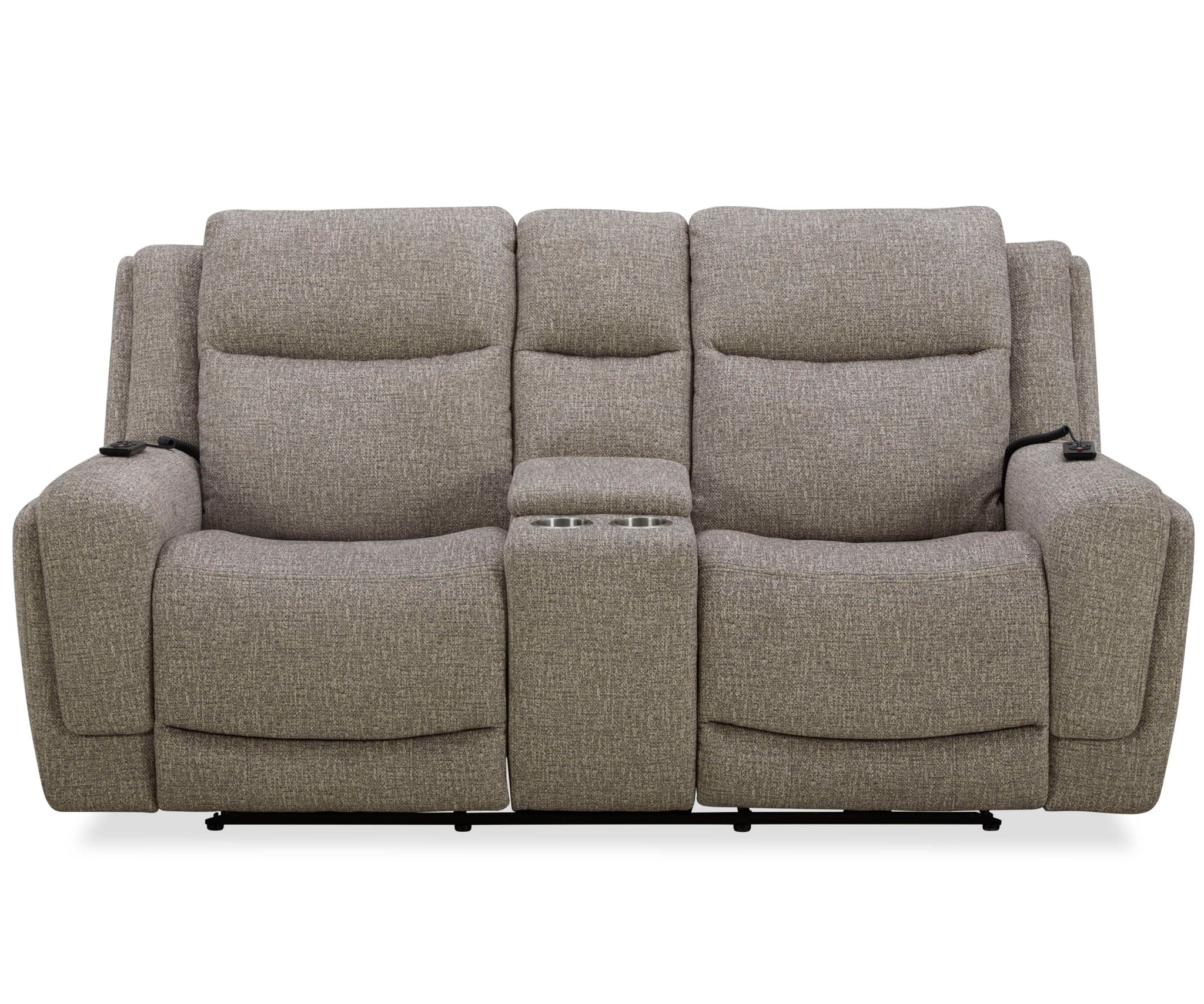 Penfield - Power Zero G Console Loveseat With Heat, Massage & Speaker P3 - Frappe - Urban Living Furniture (Los Angeles, CA)