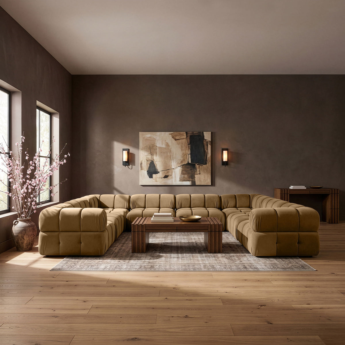 Orin - 8 Piece Modular Sectional (4 Modular Chairs, 4 Corner Chairs)