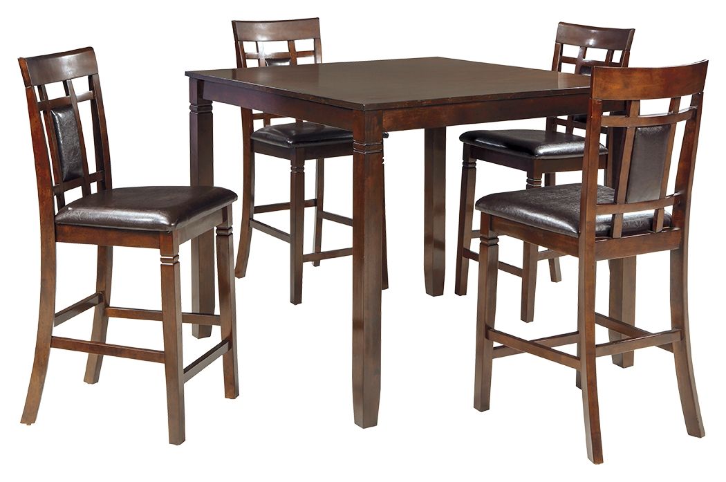 Bennox - Brown - DRM Counter Table Set (Set of 5) - Urban Living Furniture (Los Angeles, CA)
