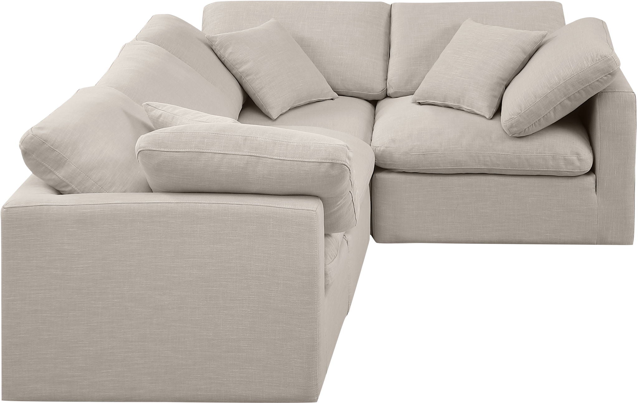 Indulge - Linen 4 Piece Modular Corner Sectional - Urban Living Furniture (Los Angeles, CA)