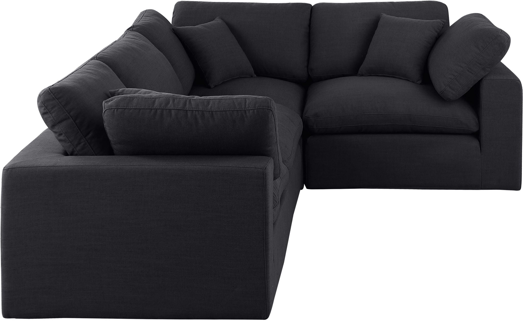 Comfy - 4 Piece Linen Fabric Modular Sectional - Urban Living Furniture (Los Angeles, CA)