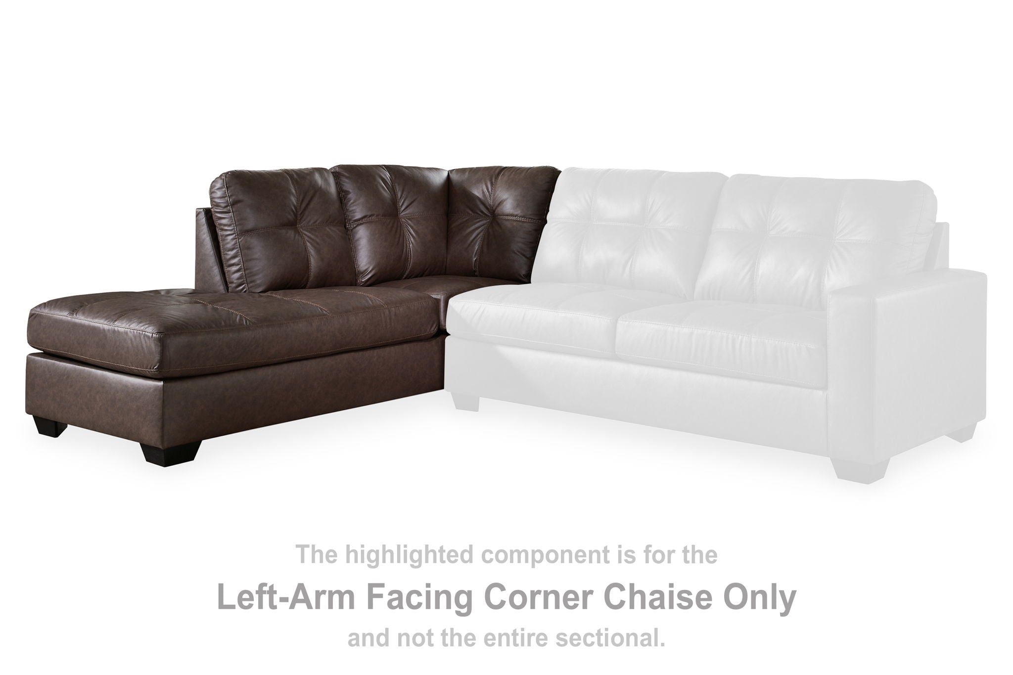 Barlin Mills - Umber - Laf Corner Chaise - Urban Living Furniture (Los Angeles, CA)