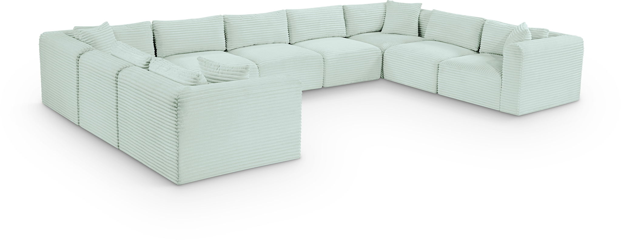 Shaggy - 9 Piece Modular U-Shaped Sectional - Urban Living Furniture (Los Angeles, CA)