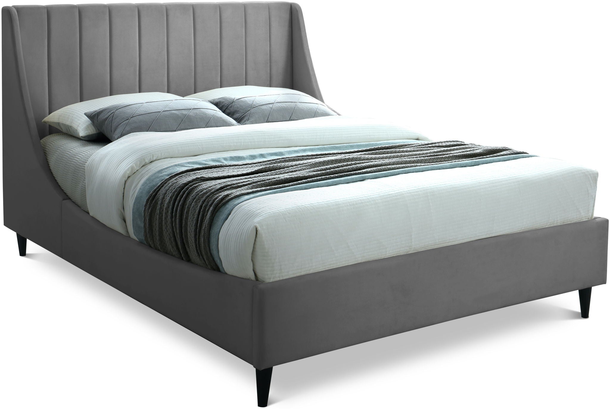 Eva - Velvet Bed - Urban Living Furniture (Los Angeles, CA)