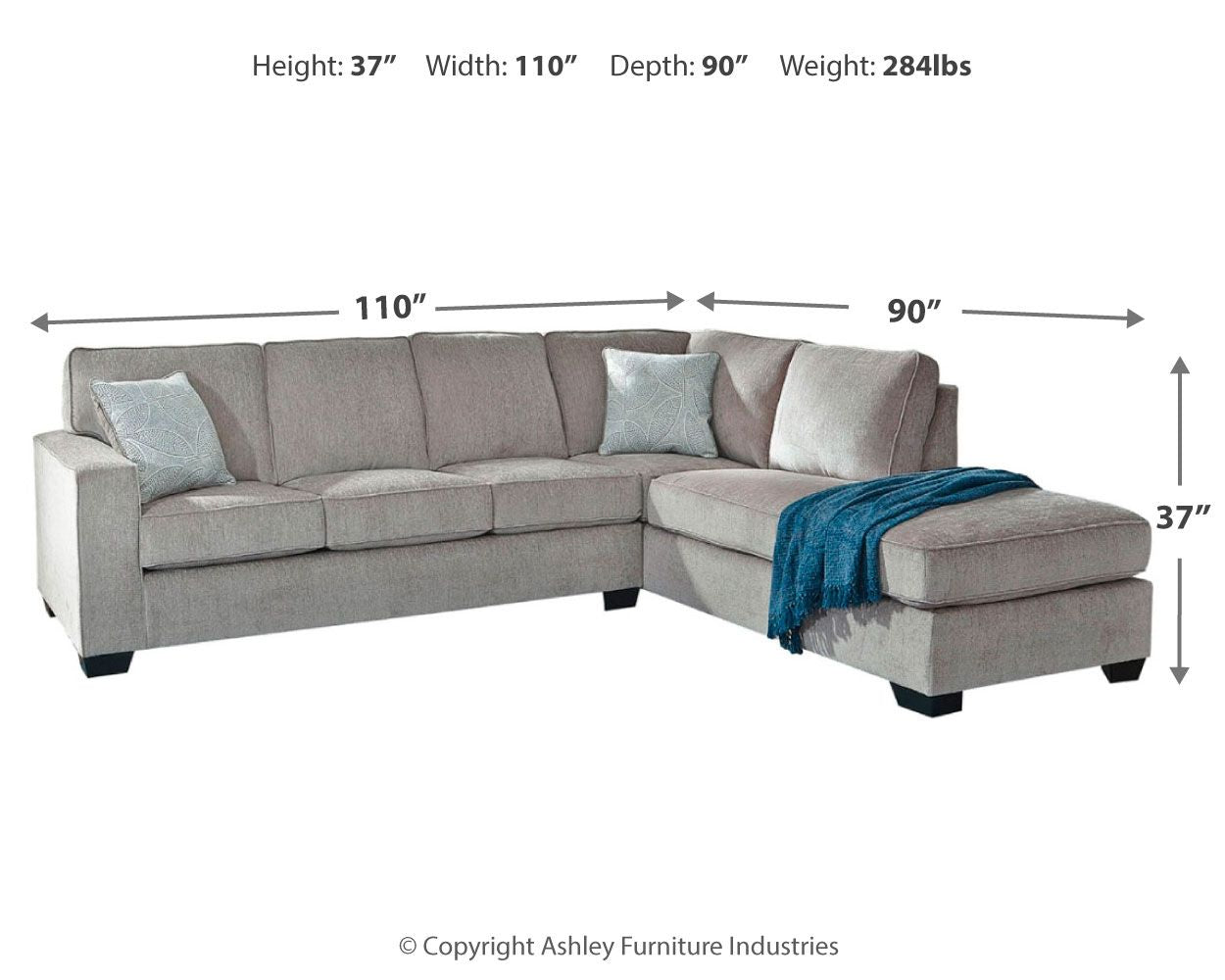 Altari - Sleeper Sectional - Urban Living Furniture (Los Angeles, CA)