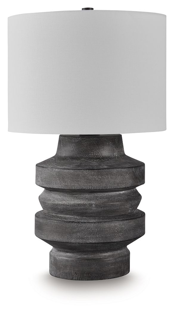 Wahida - Distressed Black - Poly Table Lamp - Urban Living Furniture (Los Angeles, CA)