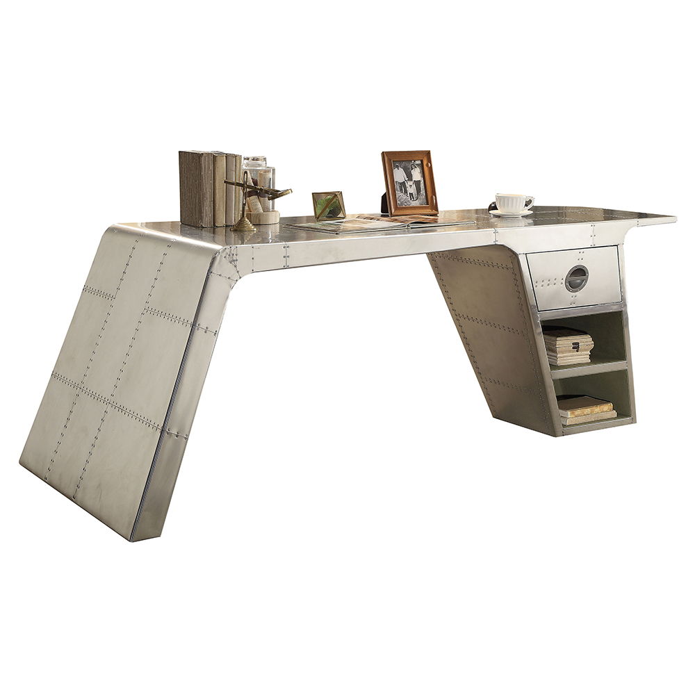Brancaster - Writing Desk - Metallic - Urban Living Furniture (Los Angeles, CA)