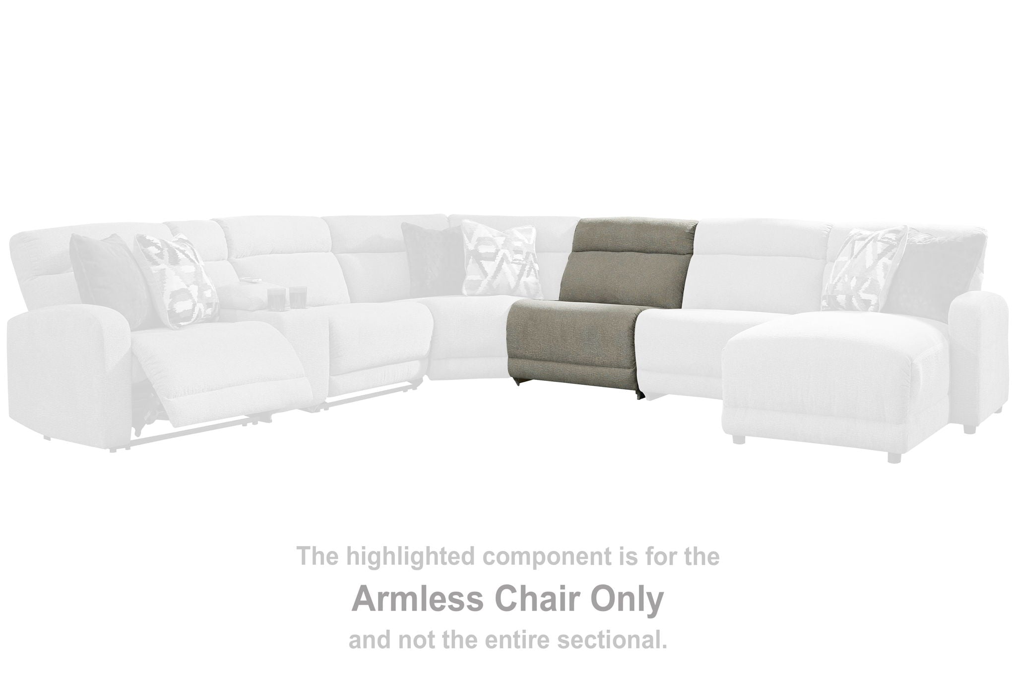 Colleyville - Beige - Armless Chair - Urban Living Furniture (Los Angeles, CA)