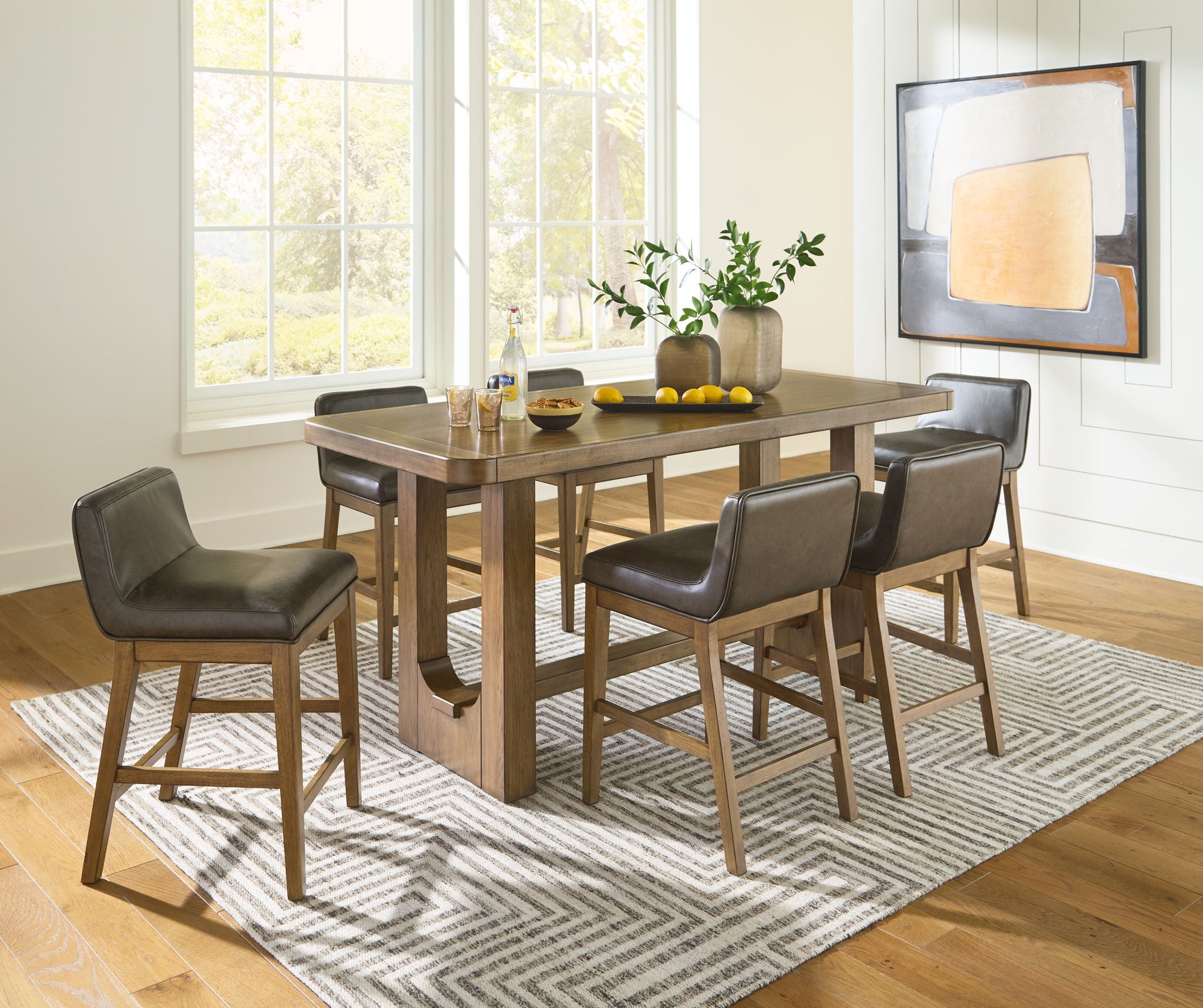 Cabalynn - Rectangular Dining Room Counter Table Set - Urban Living Furniture (Los Angeles, CA)