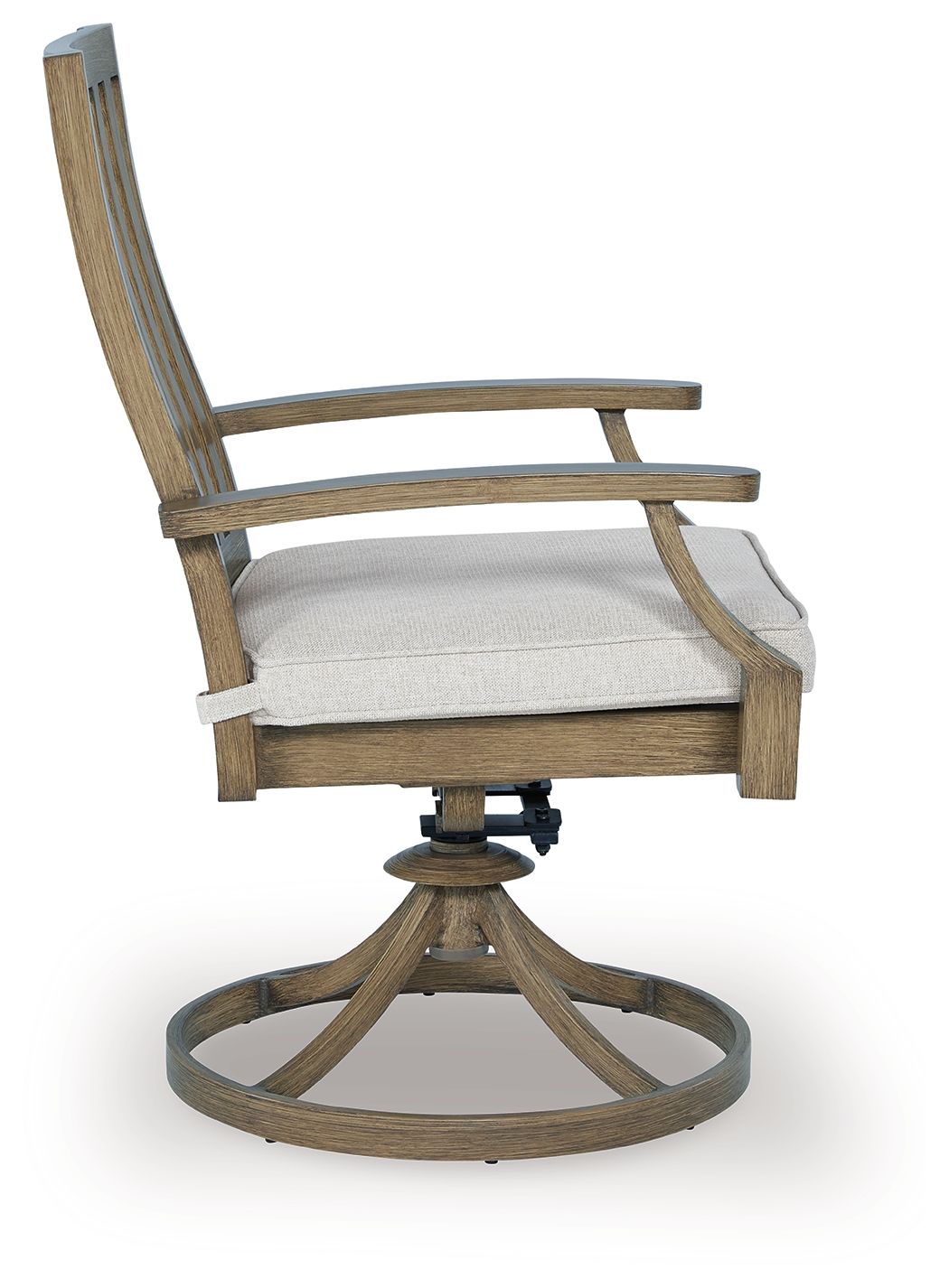 Rainier Ranch - Brown / Beige - Swivel Chair With Cushion (Set of 2) - Urban Living Furniture (Los Angeles, CA)