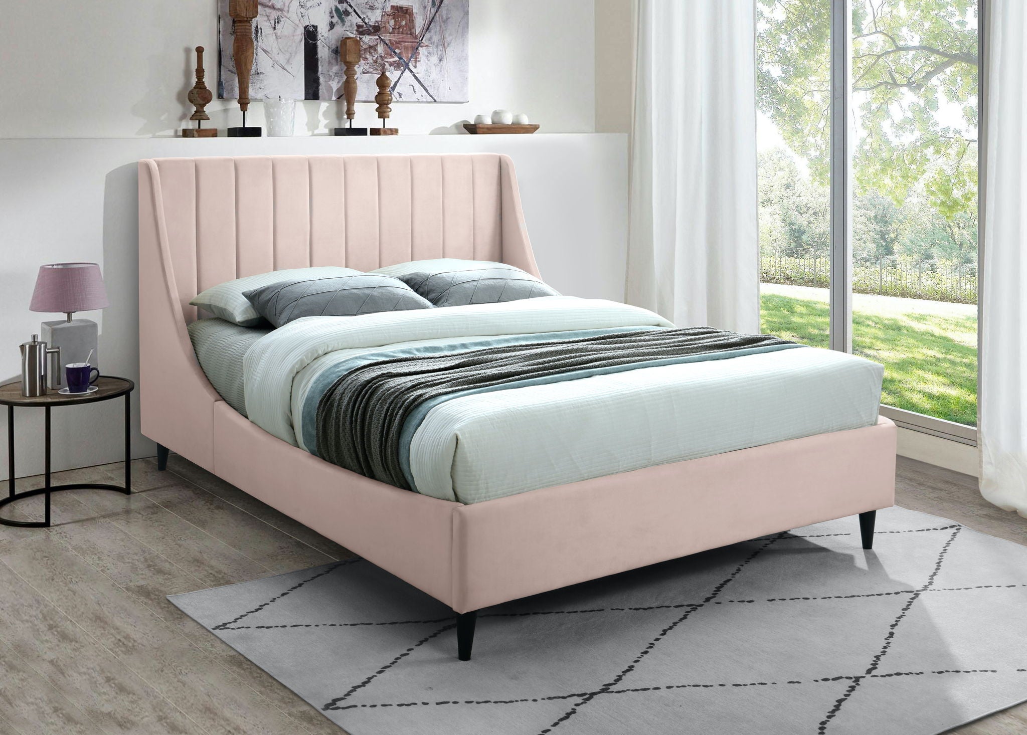Eva - Velvet Bed - Urban Living Furniture (Los Angeles, CA)