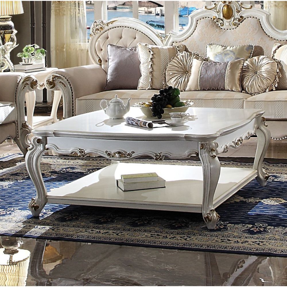 Picardy - Coffee Table - Antique Pearl - Urban Living Furniture (Los Angeles, CA)