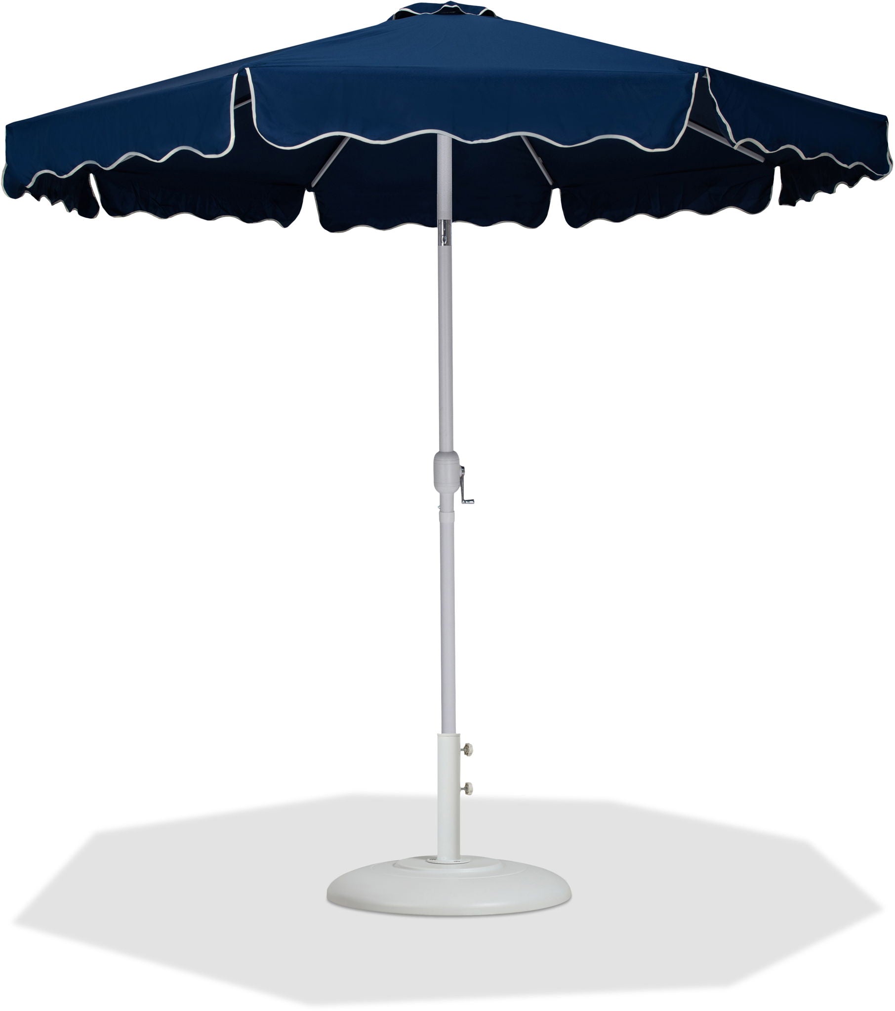 Amalfi - Patio Umbrella - White Base / White Pole - Urban Living Furniture (Los Angeles, CA)