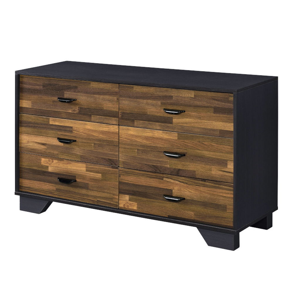 Eos - Dresser - Walnut & Black - Urban Living Furniture (Los Angeles, CA)