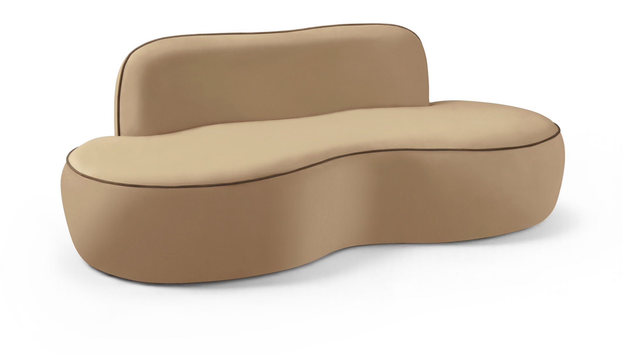 Swerve - Velvet 77" Upholstered Loveseat - Urban Living Furniture (Los Angeles, CA)