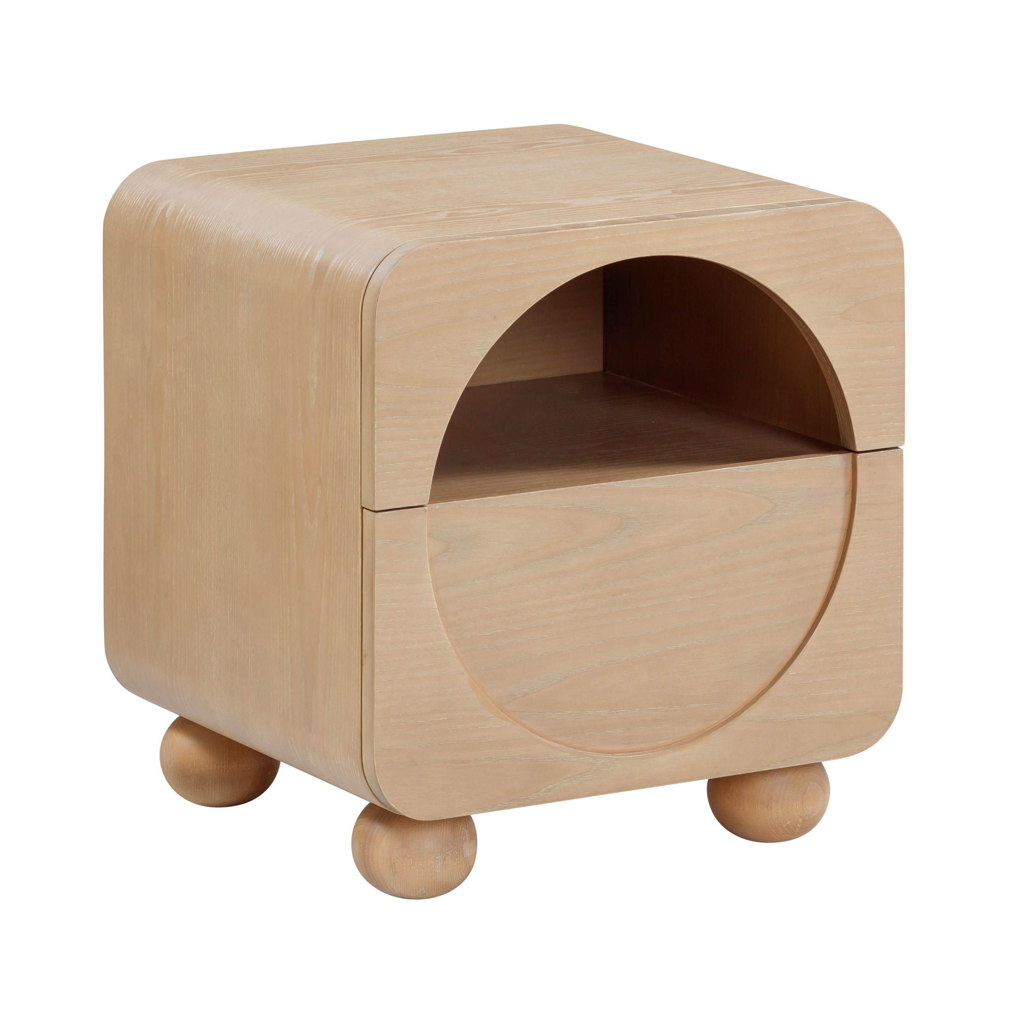 Moonrise - Ash Nightstand - Natural - Urban Living Furniture (Los Angeles, CA)