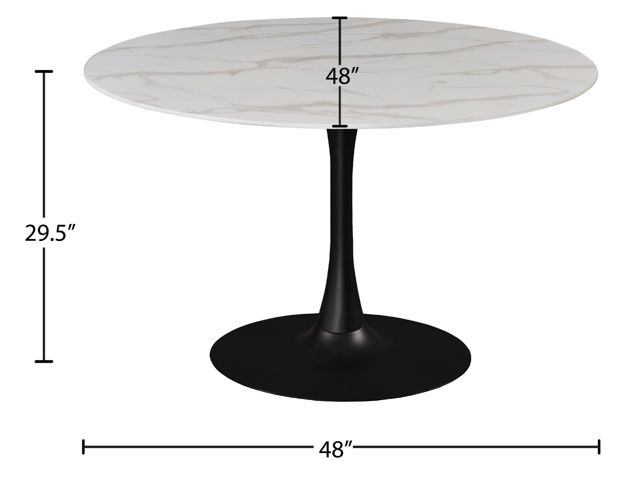 Tulip - Two Tone Dining Table - Urban Living Furniture (Los Angeles, CA)