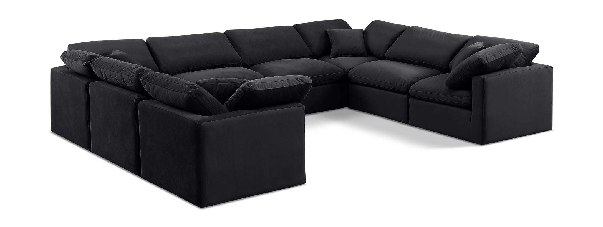 Indulge - Velvet 8 Piece Modular Sectional - Urban Living Furniture (Los Angeles, CA)