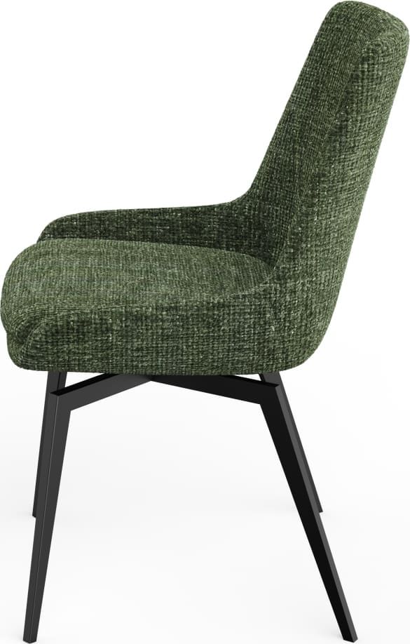 Ceo - 180 Degree Return Swivel Upholstered Dining Chair (Set of 2)