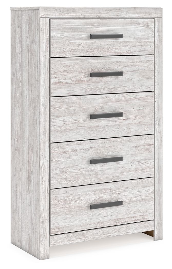 Cayboni - Whitewash - Five Drawer Chest - Urban Living Furniture (Los Angeles, CA)