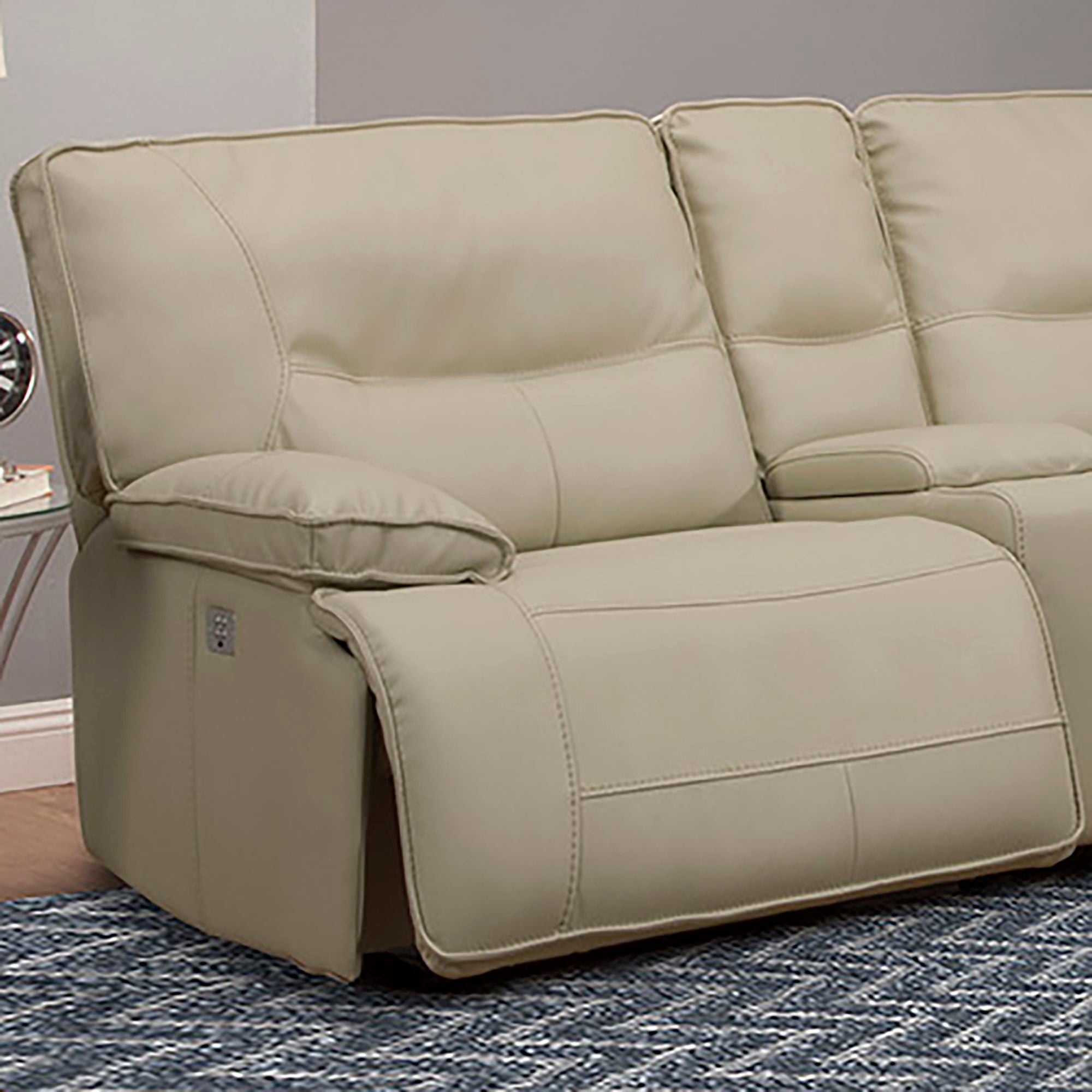 Spartacus - Power Left Arm Facing Recliner - Oyster - Urban Living Furniture (Los Angeles, CA)